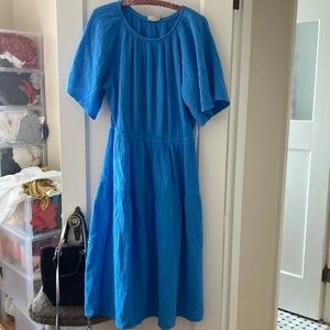 NATION LTD Blue Midi Dress